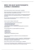 BMSC 200 &lpar;QUIZ QUESTIONS&rpar;WITH CORRECT ANSWERS&excl;&excl;