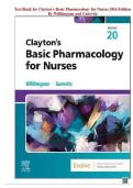 Test Bank for Clayton&rsquo;s Basic Pharmacology for Nurses 20th Edition By Willihnganz and Gurevitz