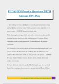 PEDS HESI Bundled Exams Questions and Answers 100&percnt; Pass &vert;Verified and Updated