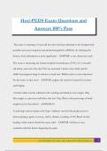 Hesi-PEDS Exam Questions and Answers 100&percnt; PassHesi-PEDS Exam Questions and Answers 100&percnt; Pass