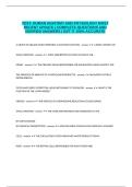Anatomy and Physiology chapter 3 newest exam complete 100&plus; questions with detailed verified answers &vert; 100&percnt; accurate