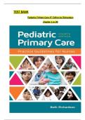 Full Test Bank – Pediatric Primary Care, 4th Edition by Richardson, Chapters 1–36