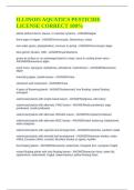 ILLINOIS AQUATICS PESTICIDE LICENSE CORRECT 100&percnt;