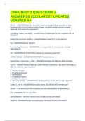CPPA TEST 2 QUESTIONS & ANSWERS&vert;&vert; 2025 LATEST UPDATE&vert;&vert; VERIFIED A&plus;
