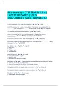 Biochemistry - C785 Module 3 & 4 &vert;  LATEST UPDATED &vert; 100 &percnt;  GUARANTEED PASS &vert; GRADED A&plus;