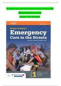 Test Bank For Nancy Caroline&rsquo;s Emergency Care in the Streets&comma; 9th Edition by Nancy Caroline&comma; All Chapters 1 - 53 LATEST