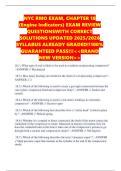 NYC RMO EXAM&comma; CHAPTER 18 &lpar;Engine Indicators&rpar; EXAM REVIEW QUESTIONSWITH CORRECT SOLUTIONS UPDATED 2025&sol;2026 SYLLABUS ALREADY GRADED&excl;&excl;100&percnt; GUARANTEED PASS&excl;&excl;&excl;<<BRAND NEW VERSION>>