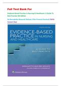 Full Test Bank For  Evidence-Based Practice In Nursing & Healthcare&colon; A Guide To Best Practice 4th Edition By Bernadette Mazurek Melnyk&comma; Ellen Fineout-Overholt &lpar;With Answer Key&rpar;