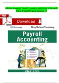 Solution Manual for Payroll Accounting 2024&comma; 34th Edition by Bernard Bieg&comma; Judith Toland & Bridget Stomberg &vert; Verified Answers &lpar;2025 Update&rpar;