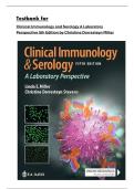Test Bank For Clinical Immunology and Serology A Laboratory Perspective 5th Edition by Christine Dorresteyn Miller&vert; Latest 2025