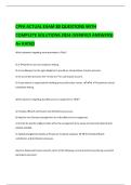 CPFA ACTUAL EXAM 80 QUESTIONS WITH  COMPLETE SOLUTIONS 2024 &lpar;VERIFIED ANSWERS&rpar;  A&plus; RATED 