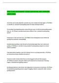 WGU D184 ASSESSMENT EXAM QUESTIONS AND ANSWERS  &lpar;2025&sol;2026&rpar; 