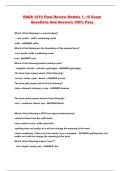 RADS 1010 Final Review Module 1- 15 Exam Questions And Answers 100&percnt; Pass 