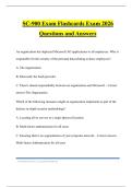 SC-900 Exam Flashcards Exam 2026 Questions and Answers