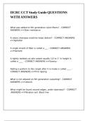 IICRC CCT Study Guide QUESTIONS WITH ANSWERS&period;