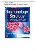 Test Bank - Immunology and Serology in Laboratory Medicine&comma; 8th Edition - Turgeon&comma; Chapters 1 - 27