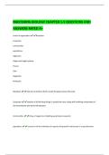 MASTERING BIOLOGY CHAPTER 1-5 QUESTIONS AND  ANSWERS RATED A&plus; 