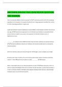 MASTERING BIOLOGY FINAL EXAM REVIEW QUESTIONS  AND ANSWERS  