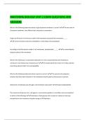 MASTERING BIOLOGY UNIT 2 EXAM QUESTIONS AND  ANSWERS 