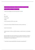 MASTERING BIOLOGY&colon; PRACTICE EXAM QUESTIONS  WITH 100&percnt; CORRECT ANSWERS 