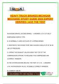 Heavy Truck Brake Systems Exam 2025&sol;2026 &ndash; 100&plus; Verified Questions & Expert Answers &vert; Air Brakes&comma; Spring Brakes&comma; ABS&comma; Slack Adjusters&comma; Brake Chambers