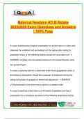 Maternal Newborn ATI B Retake 2025&sol;2026 &ndash; 70&plus; Verified Questions & Answers &vert; Postpartum Care&comma; Fetal Monitoring&comma; Labor Phases&comma; Meds & Complications