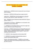 MAE 489 MIDTERM TEST QUESTIONS AND CORRECT ANSWERS
