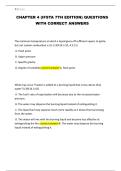 CHAPTER 4 &lpar;IFSTA 7TH EDITION&rpar; QUESTIONS WITH CORRECT ANSWERS