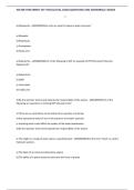 WATER TREATMENT OIT TEST&vert;ACTUAL EXAM QUESTIONS AND ANSWERS&vert;A&plus;GRADE