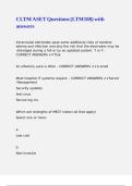 CLTM ASET Questions &lpar;LTM108&rpar; with answers