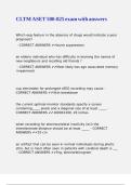 CLTM ASET 500-825 exam with answers