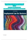 Employment Law for Business&comma; 10th Edition &ndash; Dawn D&period; Bennett-Alexander & Laura P&period; Hartman &vert; Complete Test Bank with Verified Answers
