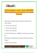 Smog Check Inspector Level 1 Exam &ndash; 2025&sol;2026 &vert; 80&plus; Fully Solved Questions &vert; OIS vs EIS&comma; Emissions Systems&comma; TSI & ASM Procedures