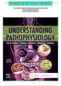 COMPLETE TEST BANK&colon; For Understanding Pathophysiology 8th Edition By Sue E&period; Huether Ms Phd Latest Update Graded A&plus;&period; 