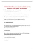 GMS6401 UF Renal Final Exam &vert; Questions with 100&percnt; Correct Answers 2025&sol;2026 Update &vert; Verified Solutions