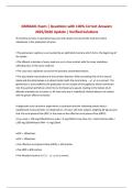 GMS6401 Exam &vert; Questions with 100&percnt; Correct Answers 2025&sol;2026 Update &vert; Verified Solutions