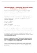GMS 6401 Mock Exam &vert; Questions with 100&percnt; Correct Answers 2025&sol;2026 Update &vert; Verified Solutions