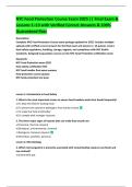 NYC Food Protection Course Exam 2025 &vert;&vert; Final Exam & Lessons 1&ndash;13 with Verified Correct Answers & 100&percnt; Guaranteed Pass
