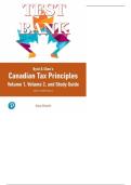 Test Bank for Byrd & Chen's Canadian Tax Principles&comma; 2024-2025 Edition&comma; 1st edition Volume 1 Gary Donell &comma; Clarence Byrd &comma; Ida Chen