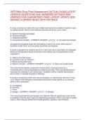 VATI Med-Surg Post-Assessment -ACTUAL EXAM- LATEST VERSION -QUESTIONS AND ANSWERSVATI Med-Surg Post-Assessment -ACTUAL EXAM- LATEST VERSION -QUESTIONS AND ANSWERS