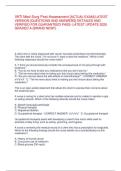 VATI Med-Surg Post-Assessment -ACTUAL EXAM- LATEST VERSION -QUESTIONS AND ANSWERS&sol;&sol;VATI Med-Surg Post-Assessment -ACTUAL EXAM- LATEST VERSION -QUESTIONS AND ANSWERS