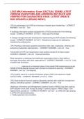 LSUS MHA Informatics- Exam 3&lbrack;ACTUAL EXAM&rsqb; LATEST  VERSION &lbrack;QUESTIONS AND ANSWERS&rsqb; DETAILED AND  VERIFIED FOR GUARANTEED PASS- LATEST UPDATE  2025 GRADED A &lpar;BRAND NEW&excl;&excl;&rpar;&sol;&sol;LSUS MHA Informatics- Exam 3&lbrack;ACTUAL EXAM&rsqb; LATEST  VERSION &lbrack;QUESTIONS AND ANSWERS&rsqb; DET