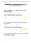 CDVP EXAM &vert; COMPREHENSIVE Q&A FOR GUARANTEED SUCCESS