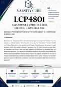 LCP4801 Assignment 2 &lpar;DETAILED ANSWERS&rpar; Semester 2026 - DISTINCTION GUARANTEED