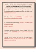 AYPO Real Estate Law of Contracts Exam &lpar;Version 1 & 2&rpar; &ndash; 2025&sol;2026 Latest with 250 Questions & Verified Correct Answers &vert; Graded A&plus;