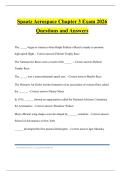 Spaatz Aerospace Chapter 3 Exam 2026 Questions and Answers
