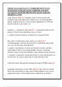 CRIME ANALYSIS EXAM 1 COMPREHENSIVE EXAM  QUESTIONS WITH DETAILED VERIFIED AND 100&percnt;  ACCURATE ANSWERS BRAND NEW EXAM ALREADY  GRADED A&plus; PASS 
