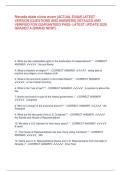 Nevada state civics exam -ACTUAL EXAM- LATEST VERSION -QUESTIONS AND ANSWERS&sol;&sol;Nevada state civics exam -ACTUAL EXAM- LATEST VERSION -QUESTIONS AND ANSWERS