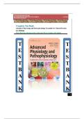 Advanced Physiology and Pathophysiology Essentials for Clinical Practice 1st Edition Tkacs Questions with Answer Key At the end of Every Chapter&comma; All Updated