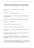 Hondros Nur 150 exam 2 study guide 